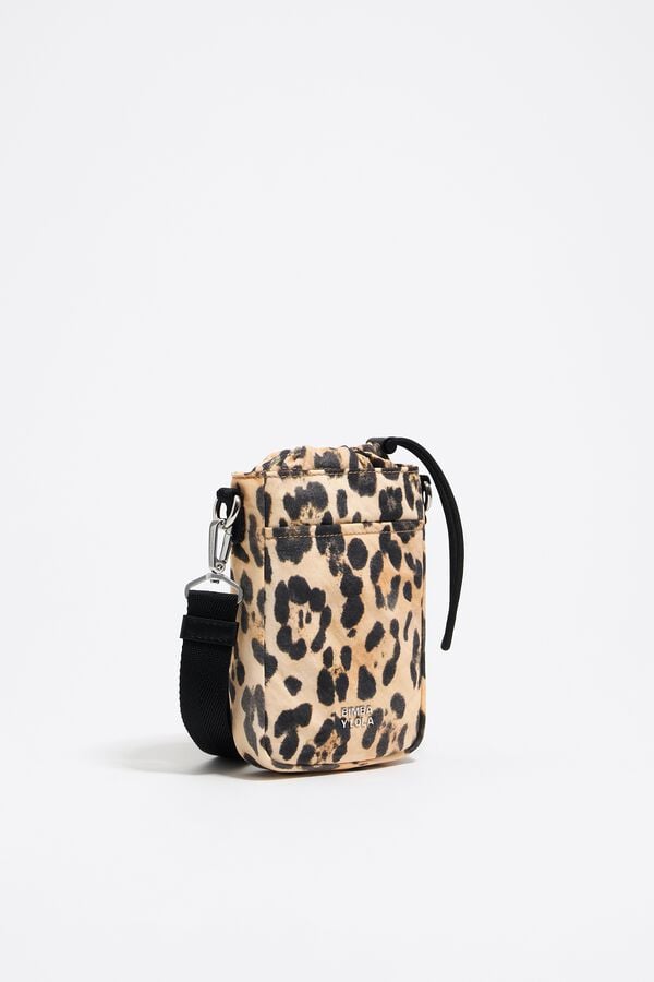 bimba & lola Mini-tas nylon Leopard naturel