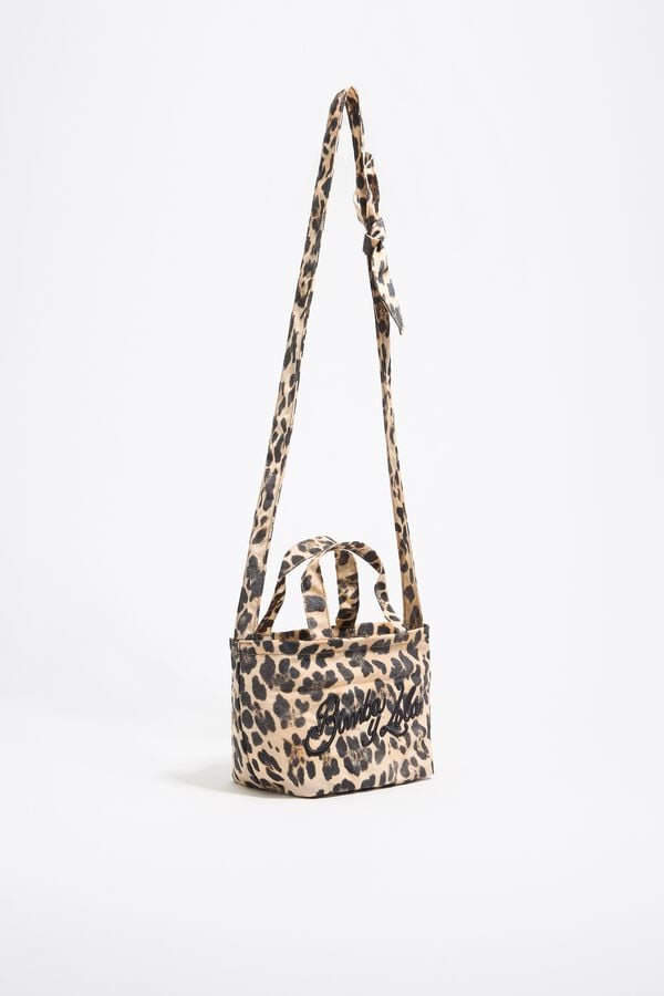 bimba & lola Mini-tas nylon Leopard naturel