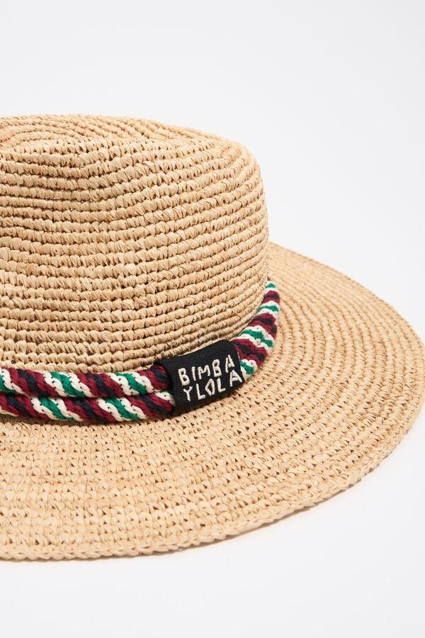 Bimba & Lola Muts Raffia Papier Naturel Touwtjes