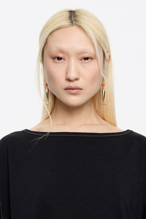 Bimba & Lola Oorbellen Vis Goudkleurig