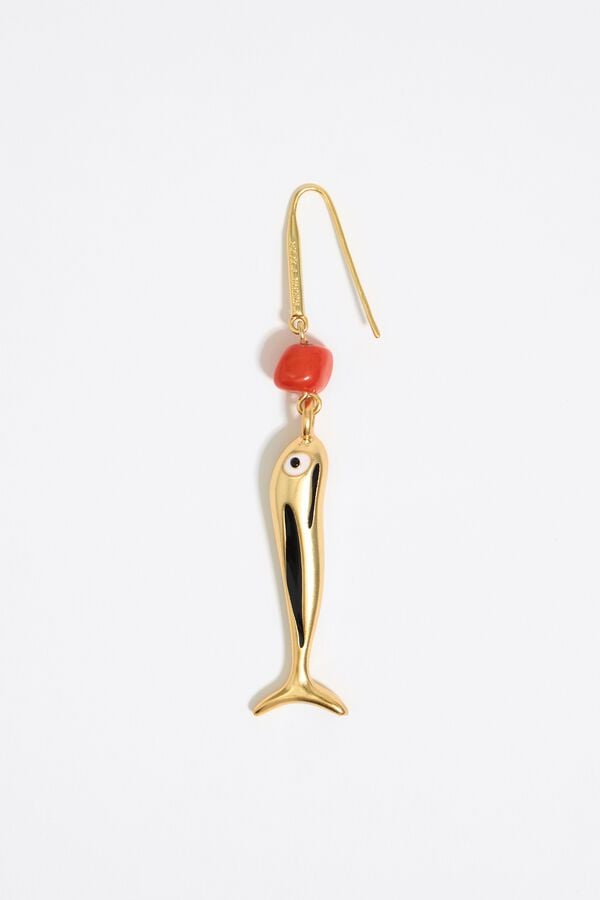 Bimba & Lola Oorbellen Vis Goudkleurig