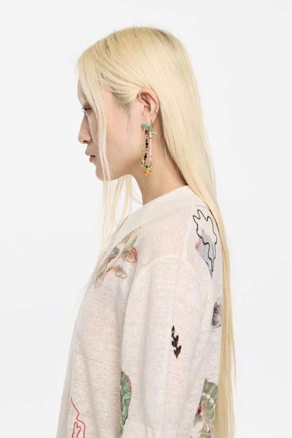 Bimba & Lola Oorbellen Vissen Veelkleurig