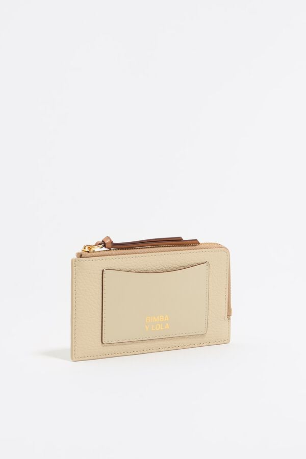 bimba & lola Pasjeshouder-beurs leer asperge