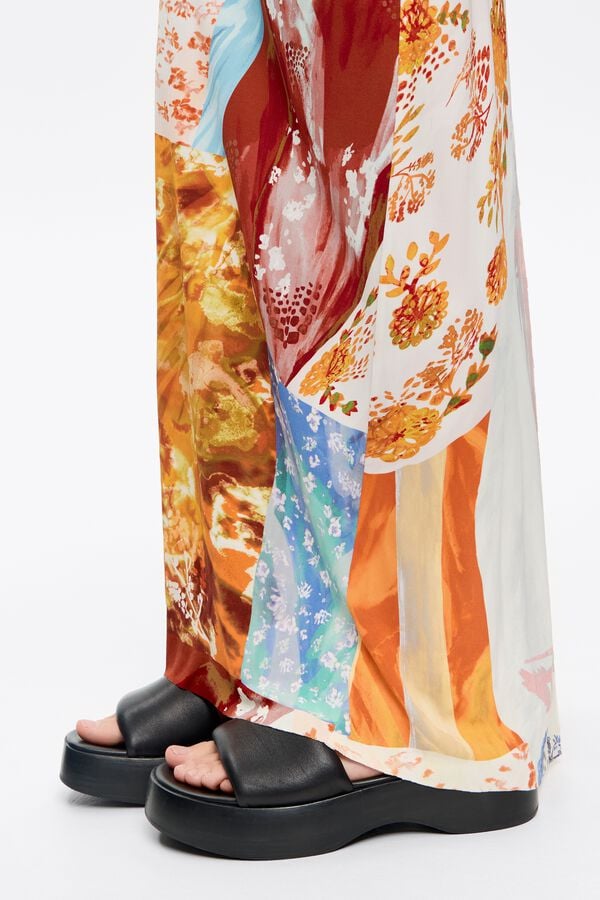 Bimba & Lola Plateausandaal Leer Zwart