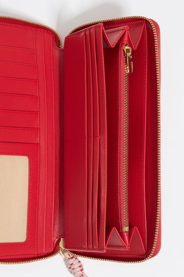 Bimba & Lola Portefeuille Leer Klaproos