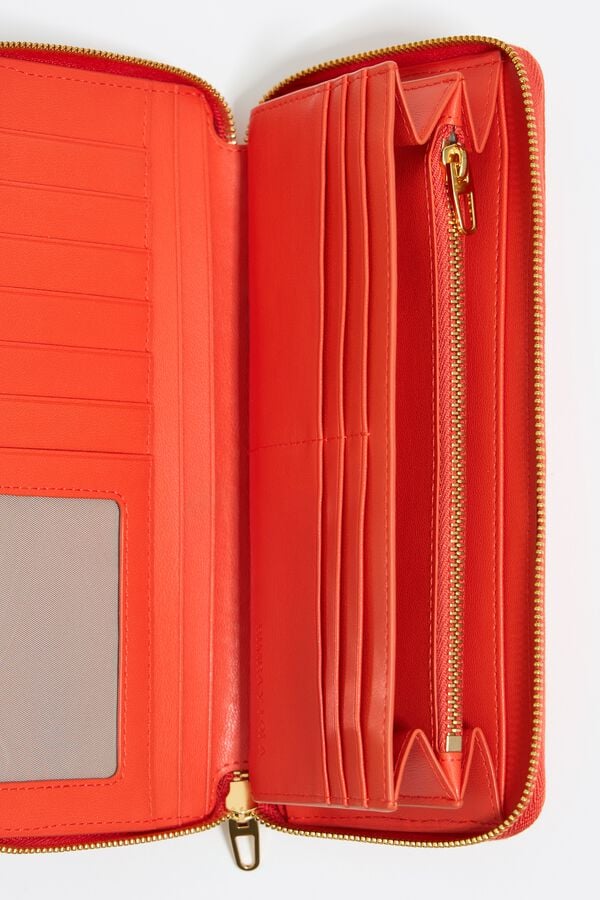 Bimba & Lola Portefeuille Leer Koraal