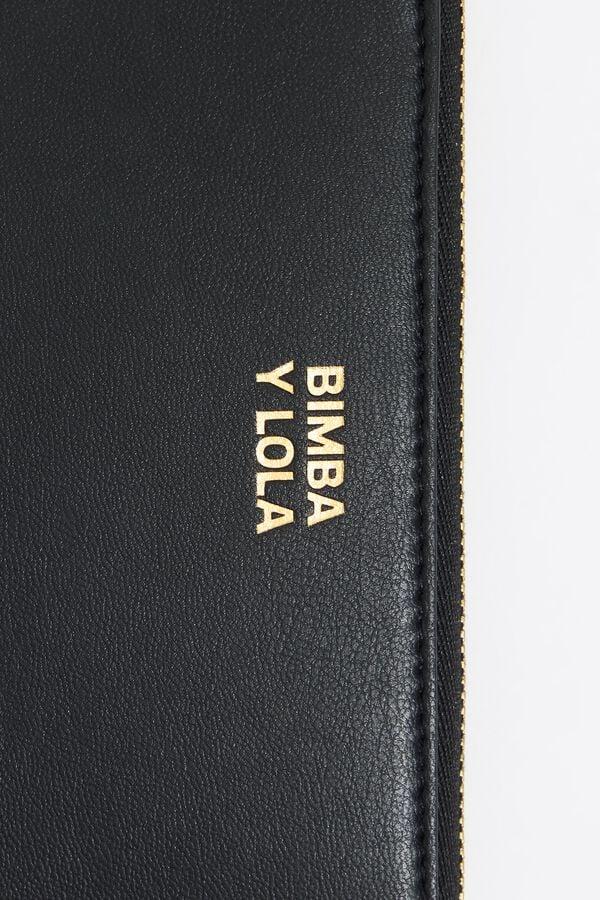 Bimba & Lola Portemonnee Horizontaal Leer Zwart