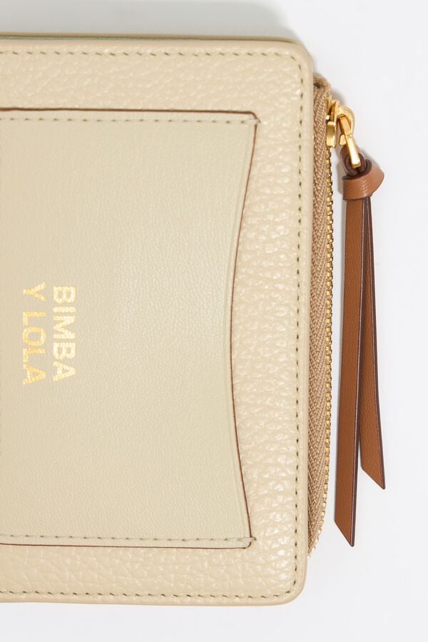 Bimba & Lola Portemonnee Leer Asperge