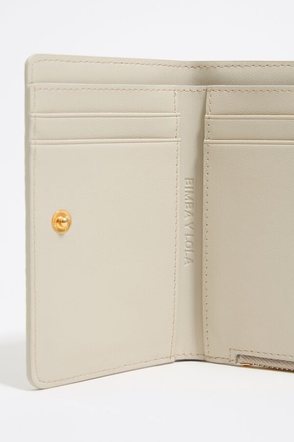 Bimba & Lola Portemonnee Leer Gebroken Wit