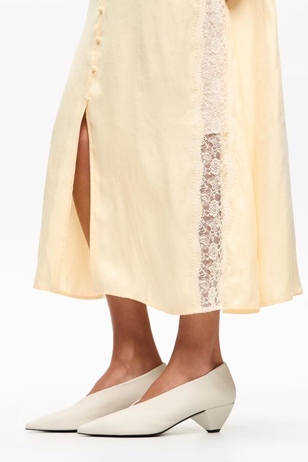 Bimba & Lola Pump In Wit Leer