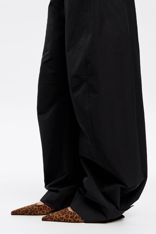 Bimba & Lola Pump Open Hak Leer Print Luipaard