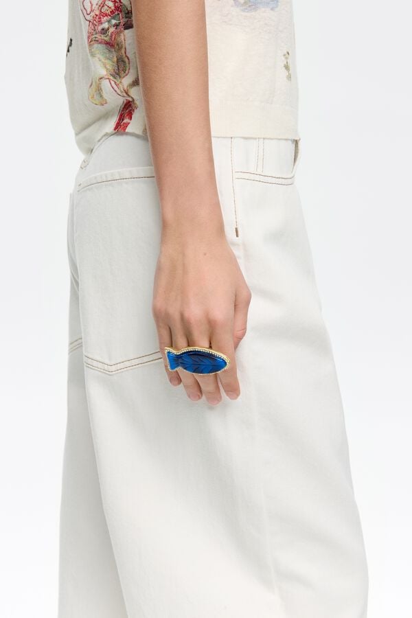 bimba & lola Ring vis blauw
