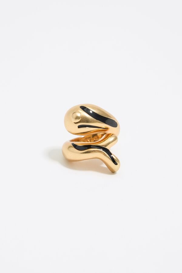 Bimba & Lola Ring Vis Goudkleurig