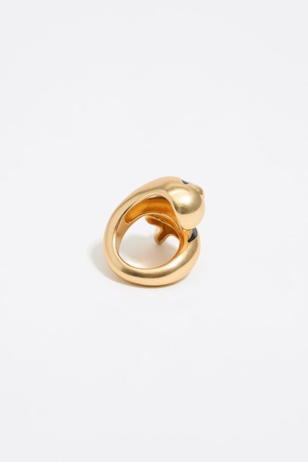 Bimba & Lola Ring Vis Goudkleurig