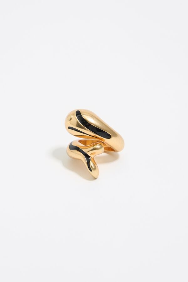 bimba & lola Ring vis goudkleurig