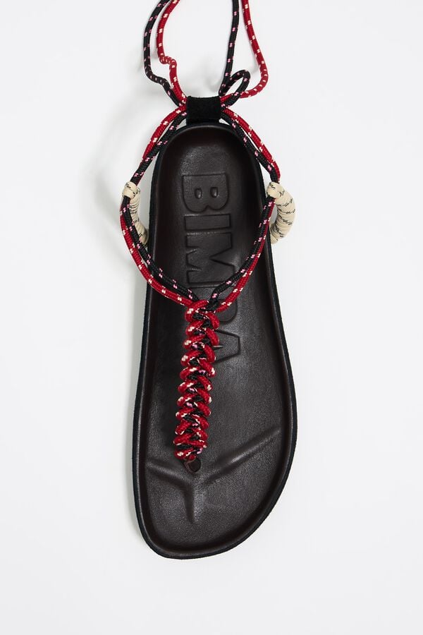 Bimba & Lola Sandaal Bio's Anatomisch Touwtjes