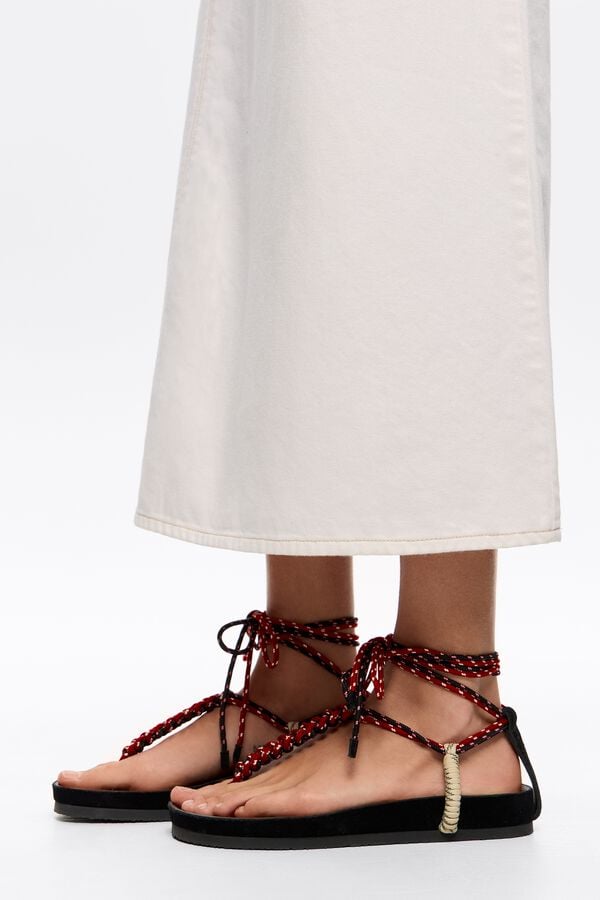 Bimba & Lola Sandaal Bio's Anatomisch Touwtjes