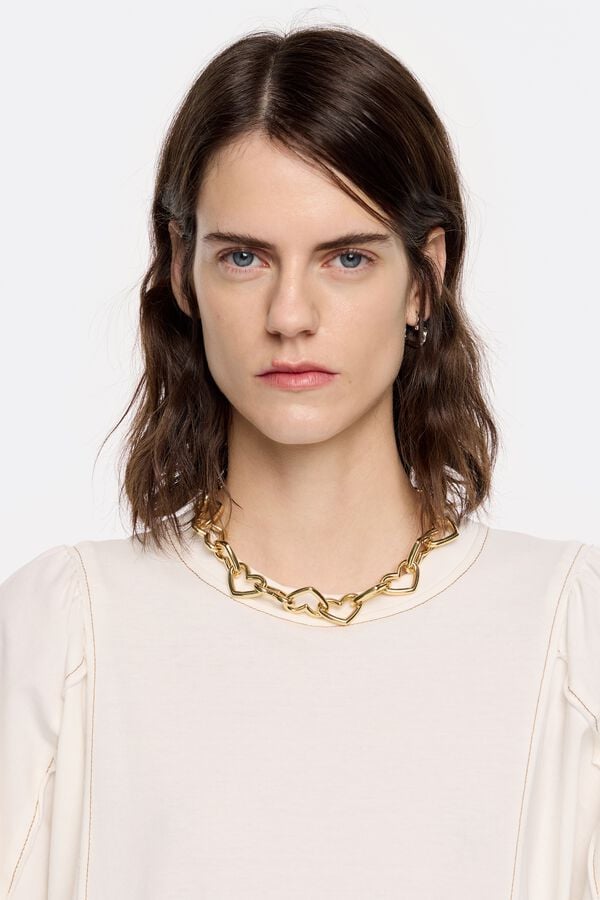 Bimba & Lola Schakeletting Goudkleurige Hartjes