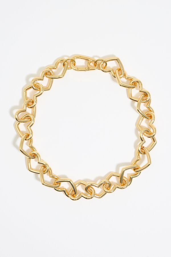 bimba & lola Schakeletting goudkleurige hartjes