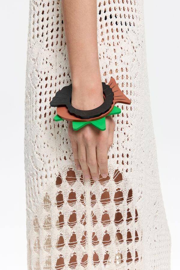 Bimba & Lola Set Drie Leren Armbanden