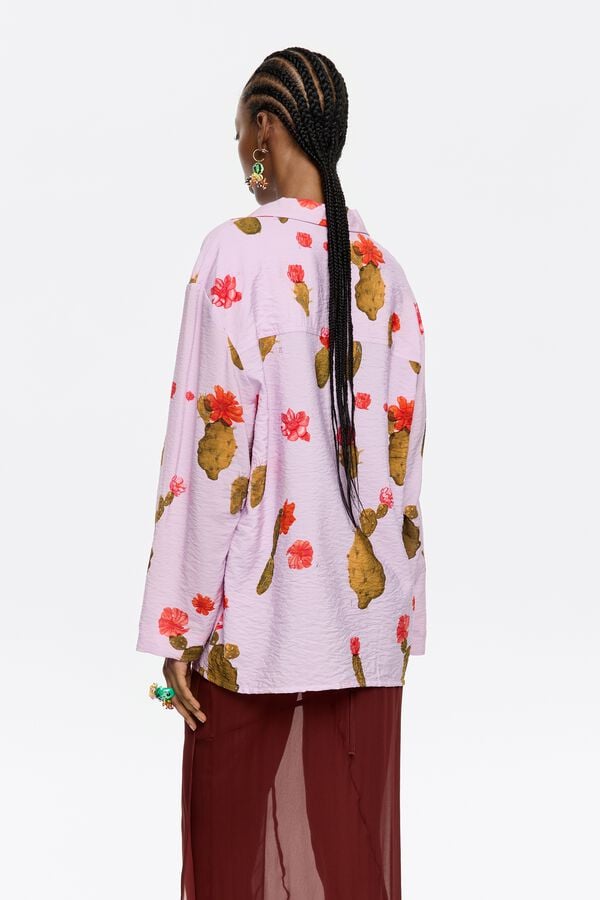 Bimba & Lola Shirt Recht Cactus Roze