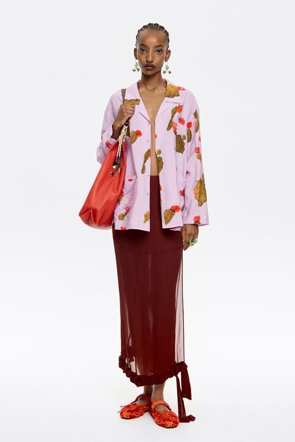 bimba & lola Shirt recht Cactus roze