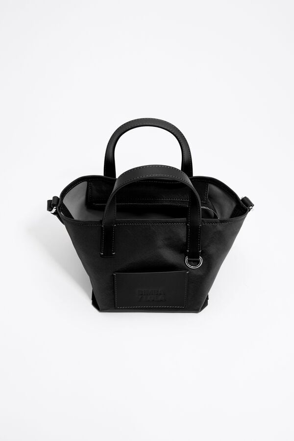 Bimba & Lola Shopper Mini Nylon Zwart