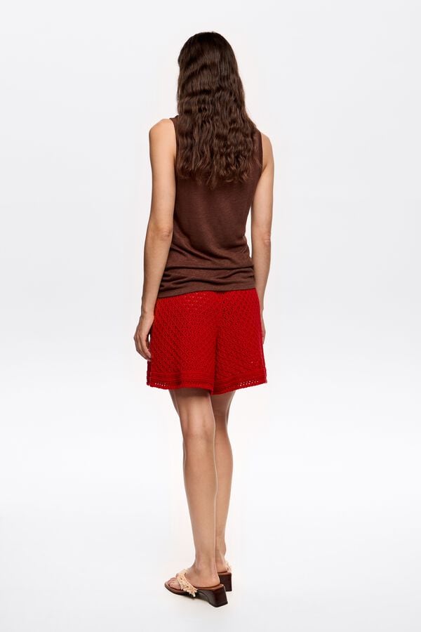 Bimba & Lola Short Crochet Rood