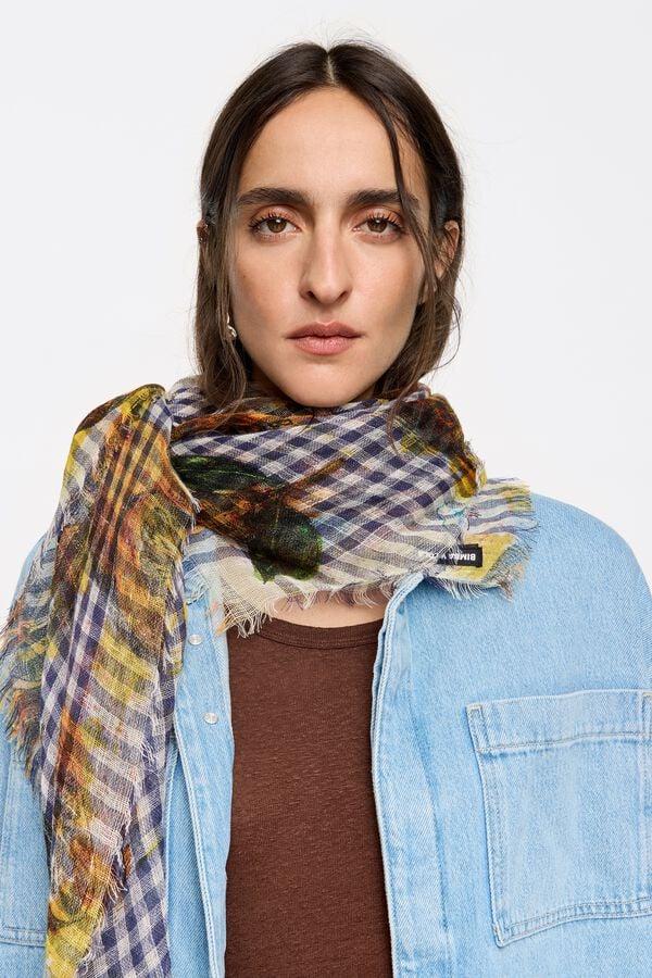 Bimba & Lola Sjaal Ruiten Print Citroenen