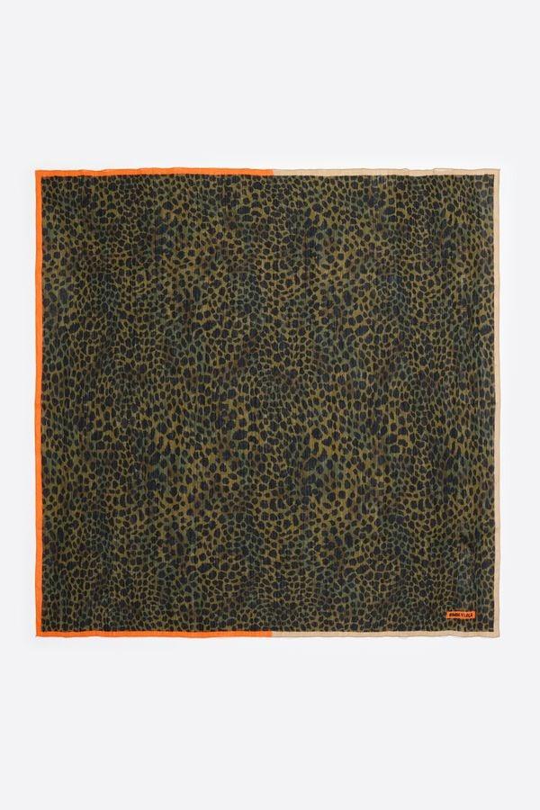 bimba & lola Sjaaltje Cheeta kaki