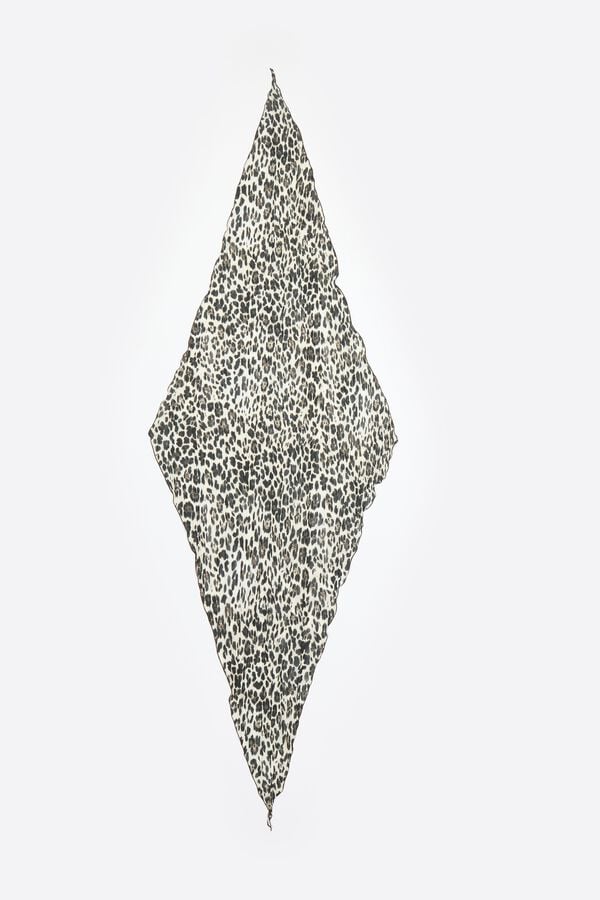 Bimba & Lola Sjaaltje Luipaard Ivoorwit