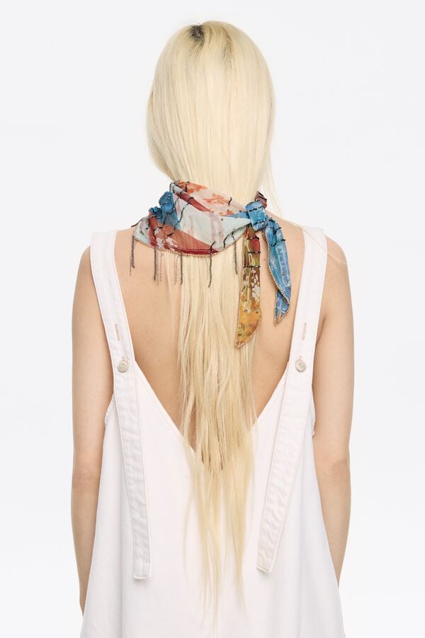 Bimba & Lola Sjaaltje Patchwork Oranje