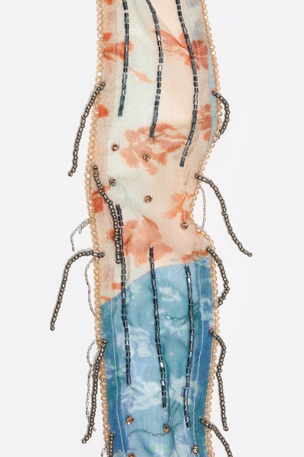 Bimba & Lola Sjaaltje Patchwork Oranje