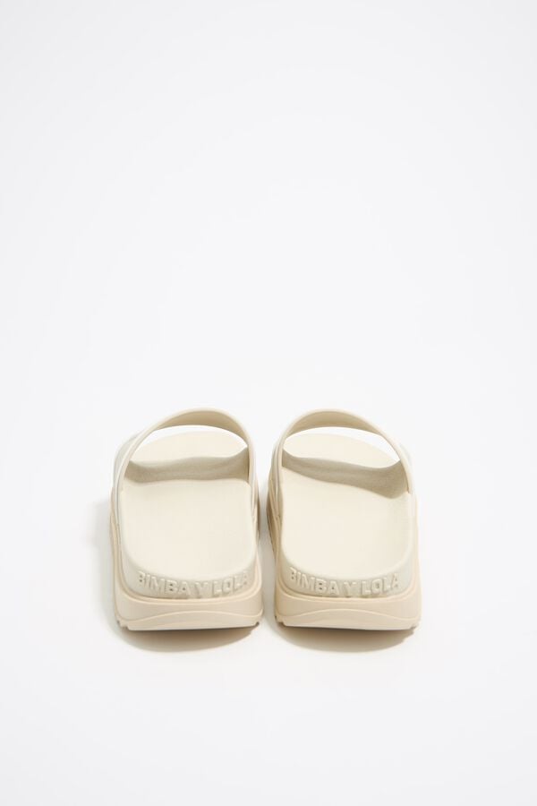 Bimba & Lola Slippers Plateauzool Beige