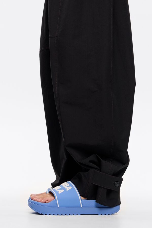 Bimba & Lola Slippers Plateauzool Blauw