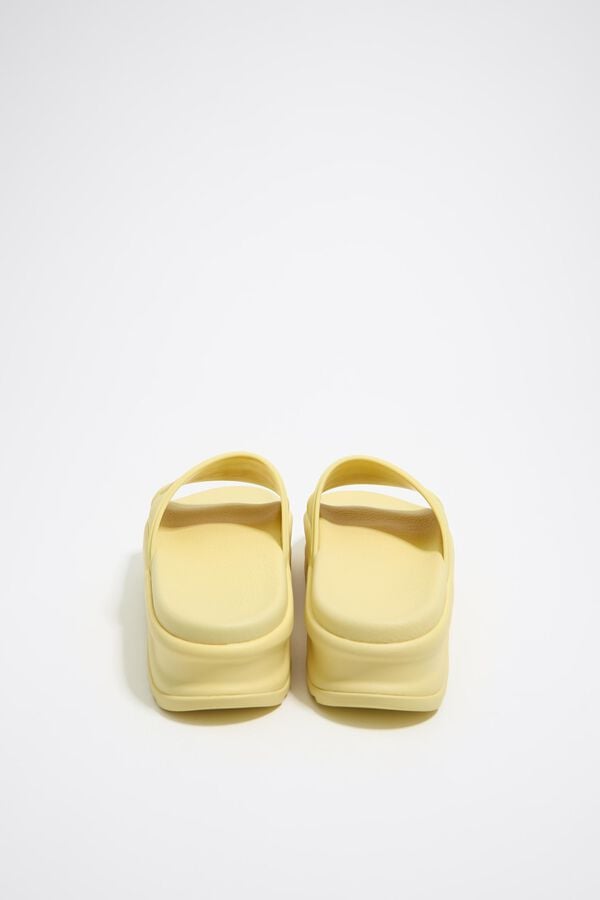 Bimba & Lola Slippers Plateauzool Geel