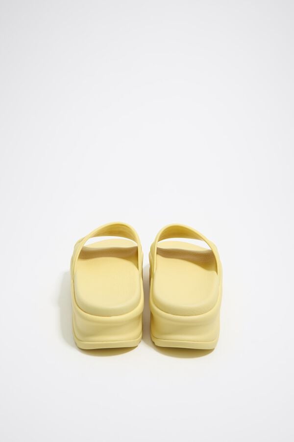Bimba & Lola Slippers Plateauzool Geel