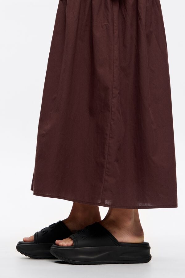 Bimba & Lola Slippers Plateauzool Zwart