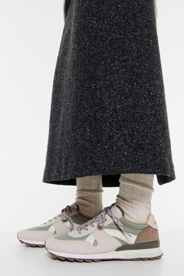 Bimba & Lola Sneakers Technisch 13 19 Kaki