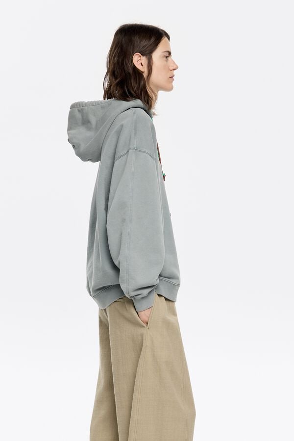 Bimba & Lola Sweatshirt Logo Poedergroen