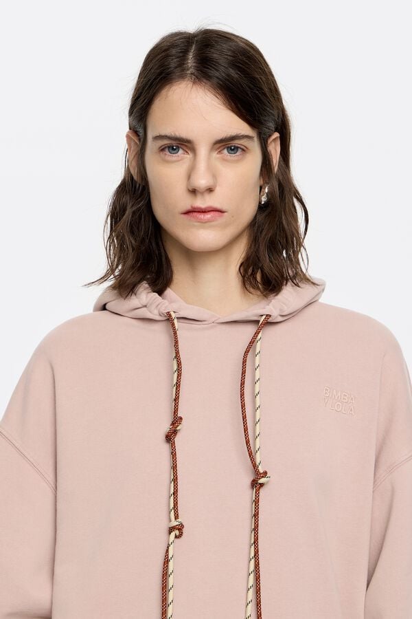 Bimba & Lola Sweatshirt Logo Poederroze