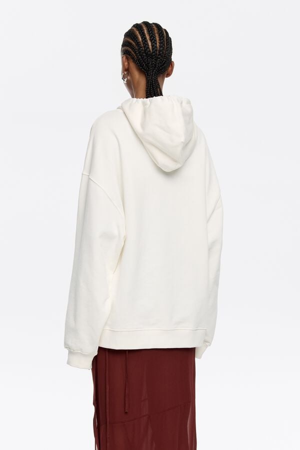 Bimba & Lola Sweatshirt Oversized Logo Wit