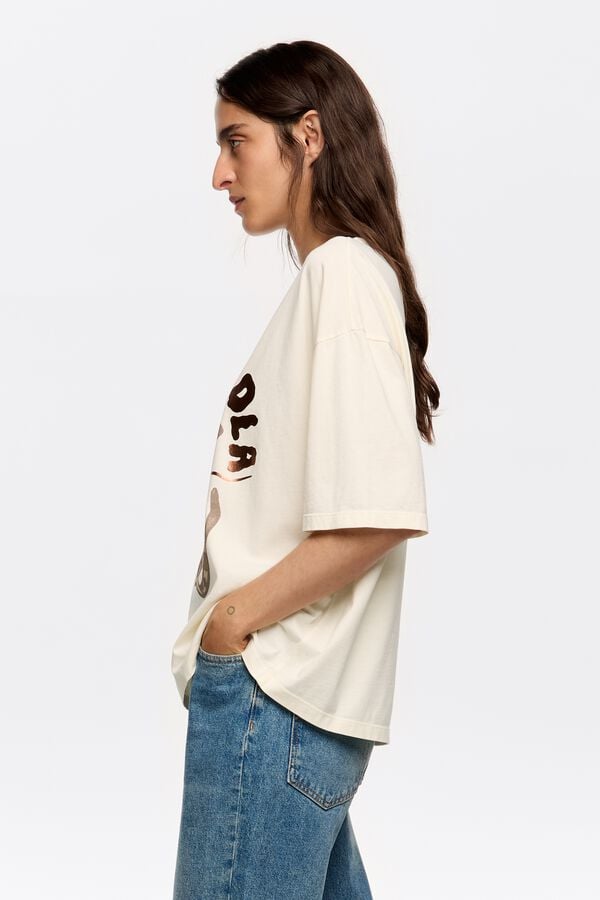 Bimba & Lola T-shirt Logo Witte