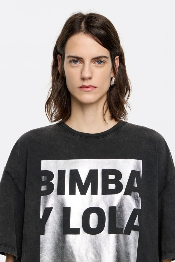 Bimba & Lola T-shirt Logo Zwart