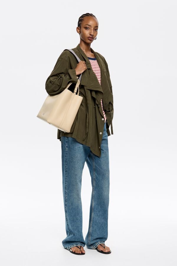 bimba & lola Tas Chihuahua groot leer asperge