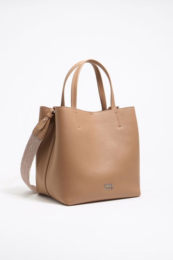 bimba & lola Tas Chihuahua groot leer lichtbruin