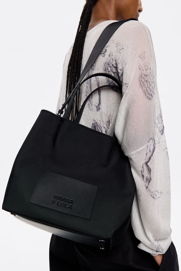 Bimba & Lola Tas Chihuahua Groot Nylon Zwart