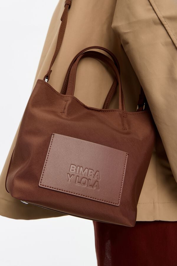 Bimba & Lola Tas Chihuahua Klein Nylon Bruin