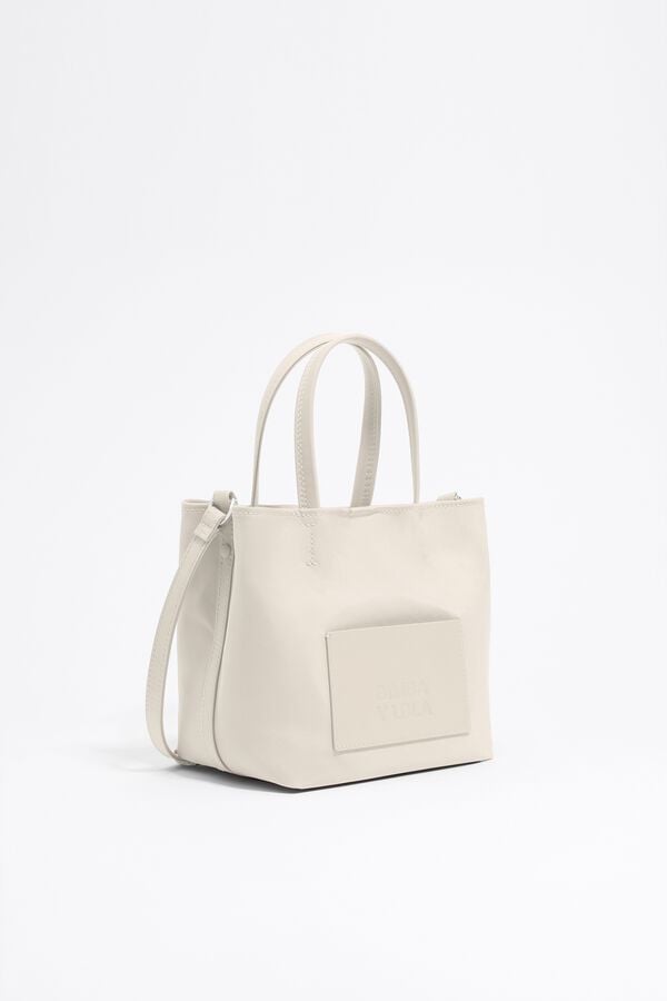 bimba & lola Tas Chihuahua klein nylon steenwit