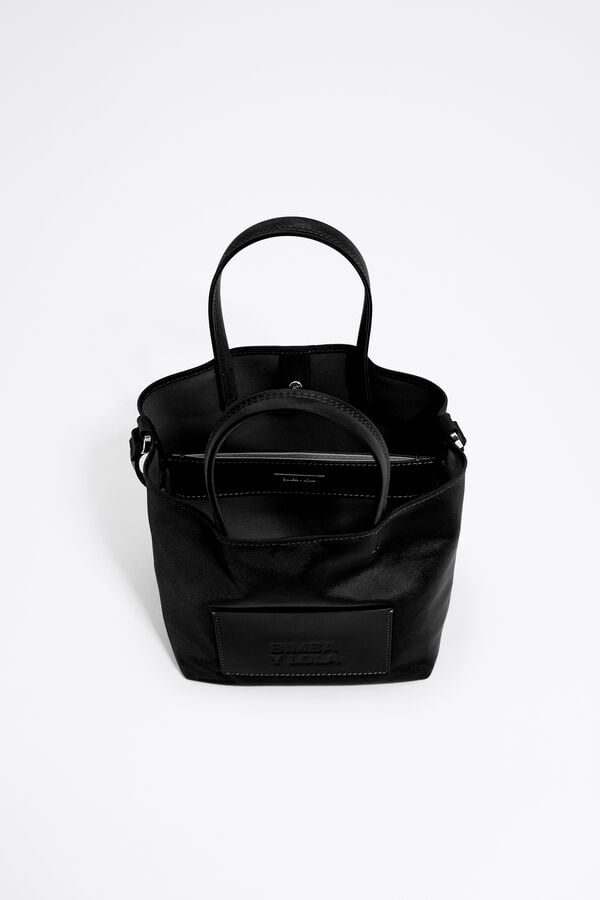 Bimba & Lola Tas Chihuahua Klein Nylon Zwart